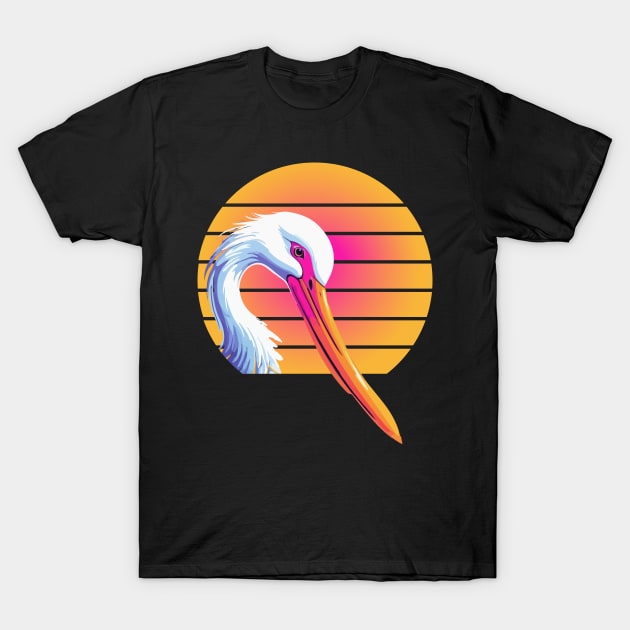 cool stork aesthetic Bird Lovers enthusiast hiking T-Shirt by greatnessprint